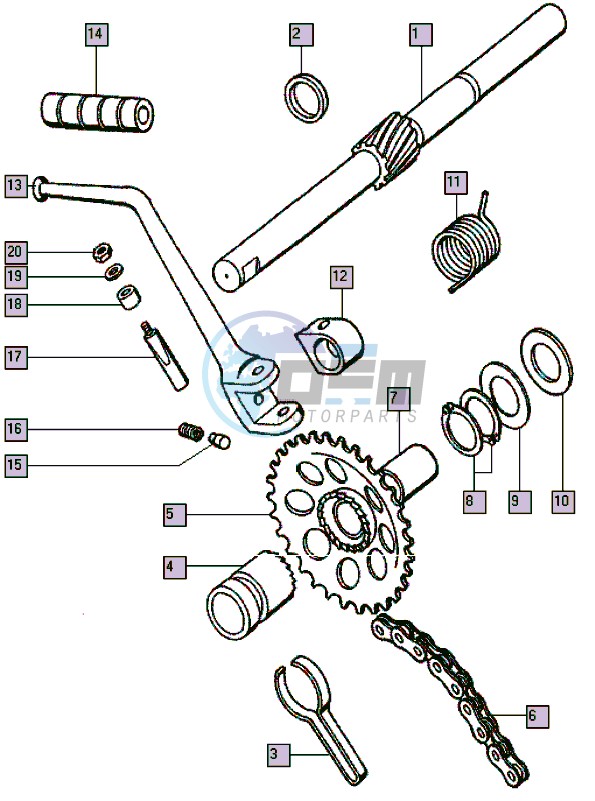 Starter mechanism