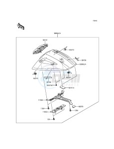 NINJA ZX-10R ZX1000JFF FR XX (EU ME A(FRICA) drawing Accessory(Single Seat Cover)