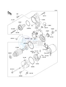 KAF 620 E [MULE 3010 4X4] (E6F-E8F) E7F drawing STARTER MOTOR