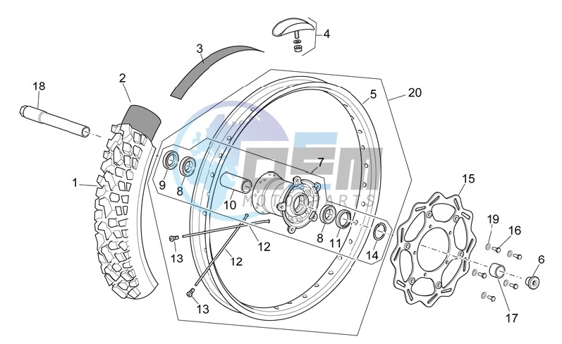 Front wheel I