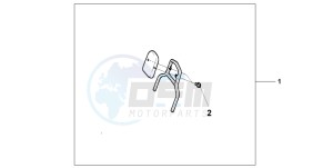 VT1100C drawing BACKREST