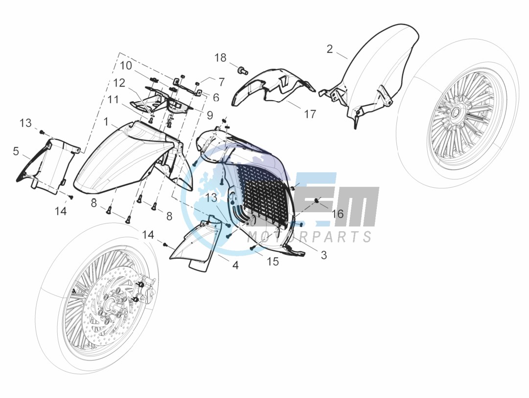 Wheel huosing - Mudguard