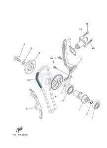 YFM250R RAPTOR 250 (33B7) drawing CAMSHAFT & CHAIN