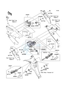 ER-6f ABS EX650DBF GB XX (EU ME A(FRICA) drawing Turn Signals