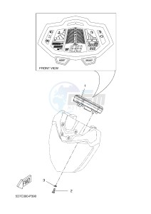 MT125A MT-125 ABS (5D7D) drawing METER