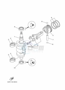 FT8GE drawing CRANKSHAFT--PISTON