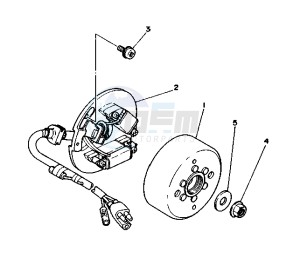 WR 250 drawing GENERATOR