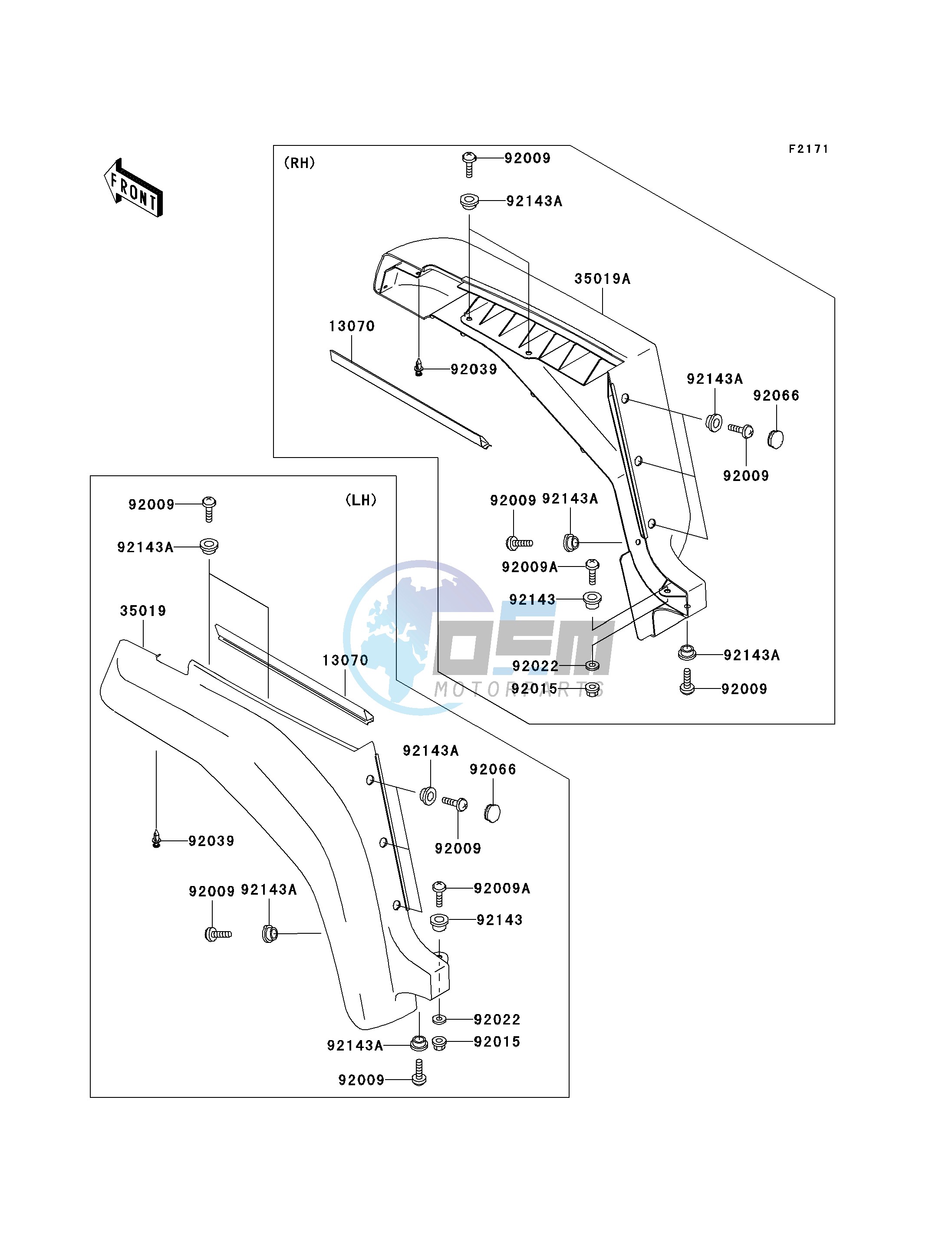 FRONT FENDER-- S- --- KAF620-G1- -