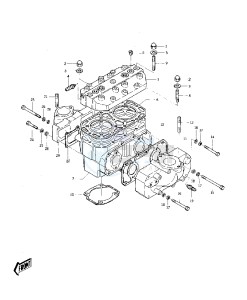 JS 400 A [JS400] (A3) [JS400] drawing CYLINDER HEAD_CYLINDER