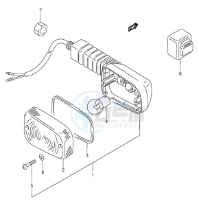 AE50 (E28) drawing REAR TURNSIGNAL LAMP