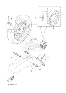 EW50N STUNT (3C7A) drawing REAR WHEEL