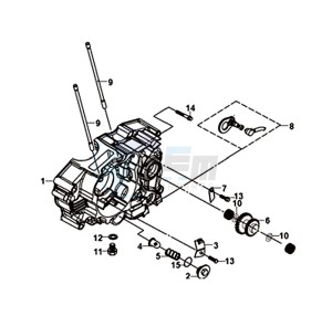 WOLF SB125Ni (PU12EA-EU) (L8-M0) drawing CRANKCASE LEFT