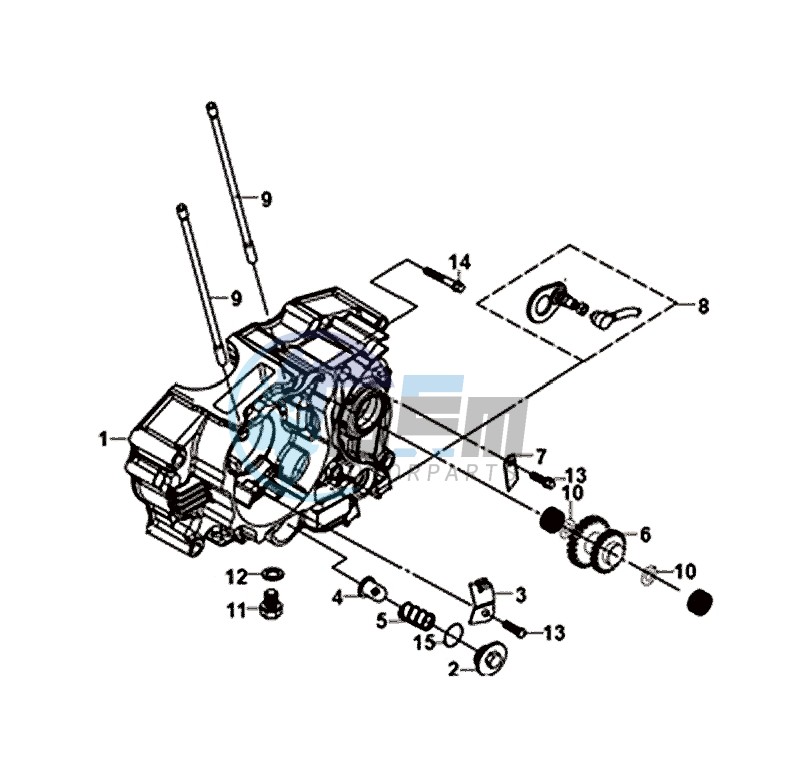 CRANKCASE LEFT