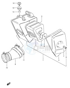 TS185ER (E1) drawing AIR CLEANER