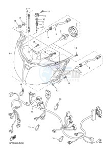 FJR1300A FJR1300A ABS (1CYJ) drawing HEADLIGHT