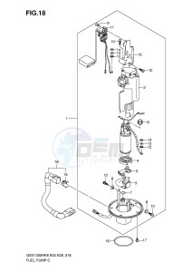 GSX1300R (E3-E28) Hayabusa drawing FUEL PUMP