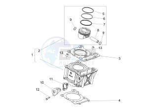 RX 125 E4 (EMEA) drawing Cylinder - Piston