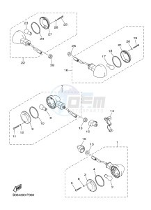 XVS950CR XVS950 CAFE RACER XV950 RACER 60TH ANNIV. (B33E) drawing FLASHER LIGHT