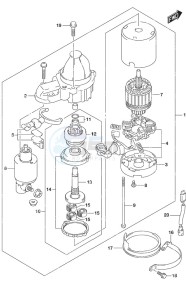 DF 90A drawing Starting Motor