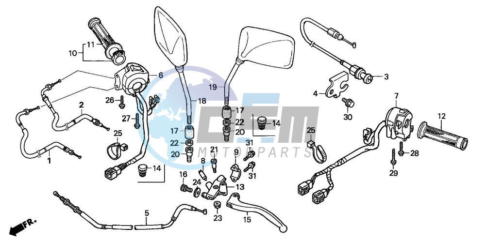 HANDLE LEVER/SWITCH/ CABLE