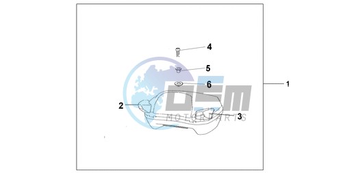 PILLION ARM REST SET