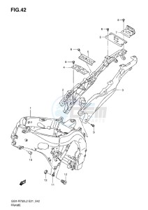 GSX-R750 drawing FRAME L2