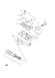 GSX750F (E28) drawing FRONT MASTER CYLINDER