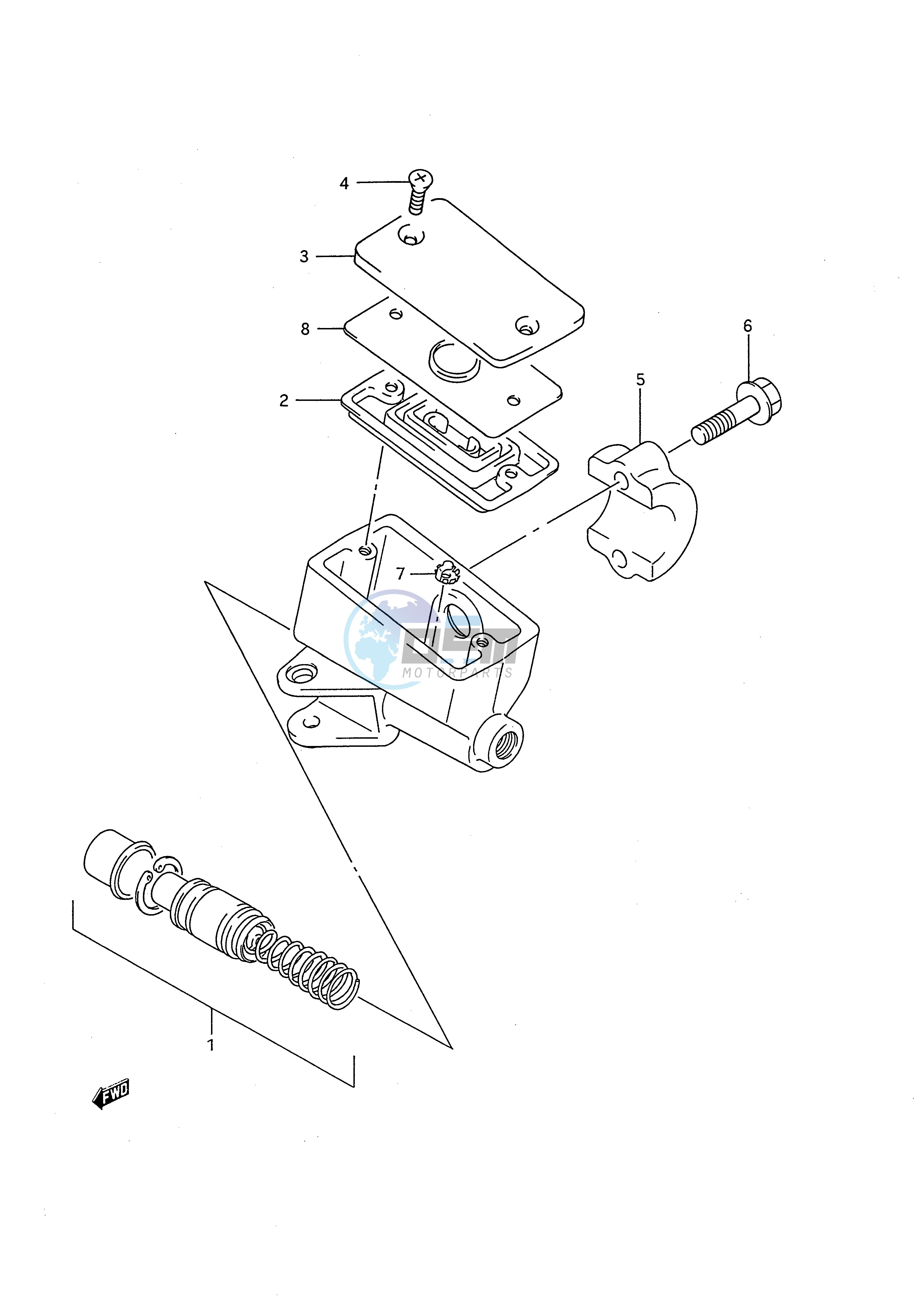 FRONT MASTER CYLINDER