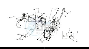 JOYMAX Z 300I ABS (LW30W1-EU) (L9) drawing RADIATOR ASSY