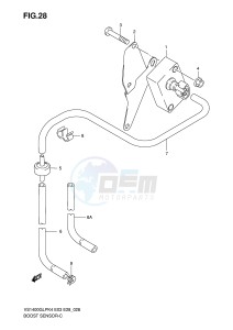 VS1400 (E3-E28) INTRUDER drawing BOOST SENSOR