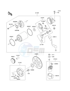 ZX 600 E [NINJA ZX-6] (E7-E9) [NINJA ZX-6] drawing STARTER MOTOR