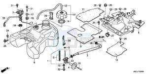 VFR800FH 2ED - (2ED) drawing CAMSHAFT/VALVE (REAR)