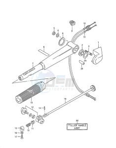 DT 30c drawing Handle (1988 to 1992)