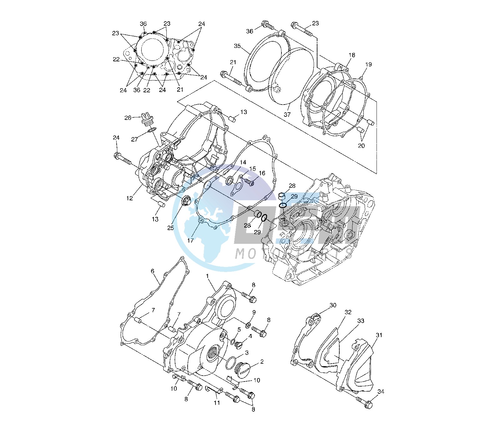 CRANKCASE COVER 1