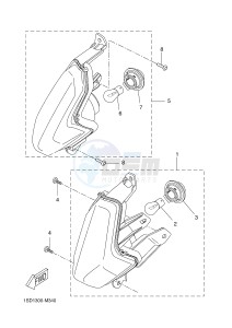 YPR250RA XMAX 250 ABS EVOLIS 250 ABS (2DL7 2DL7) drawing FLASHER LIGHT