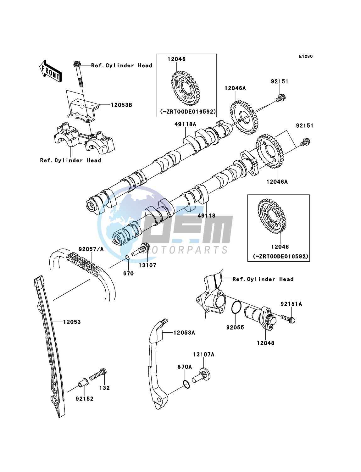 Camshaft(s)/Tensioner