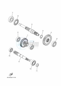 CZD250D-A  (BGT3) drawing FRONT BRAKE CALIPER