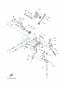 F50HETL drawing THROTTLE-CONTROL