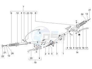 Liberty 50 4t ptt - (D) Germany drawing Handlebars - Master cilinder