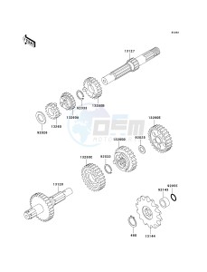 AN 110 C (C6-C7) drawing TRANSMISSION