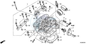 CBR300RAF CBR300RA Europe Direct - (ED) drawing CYLINDER HEAD