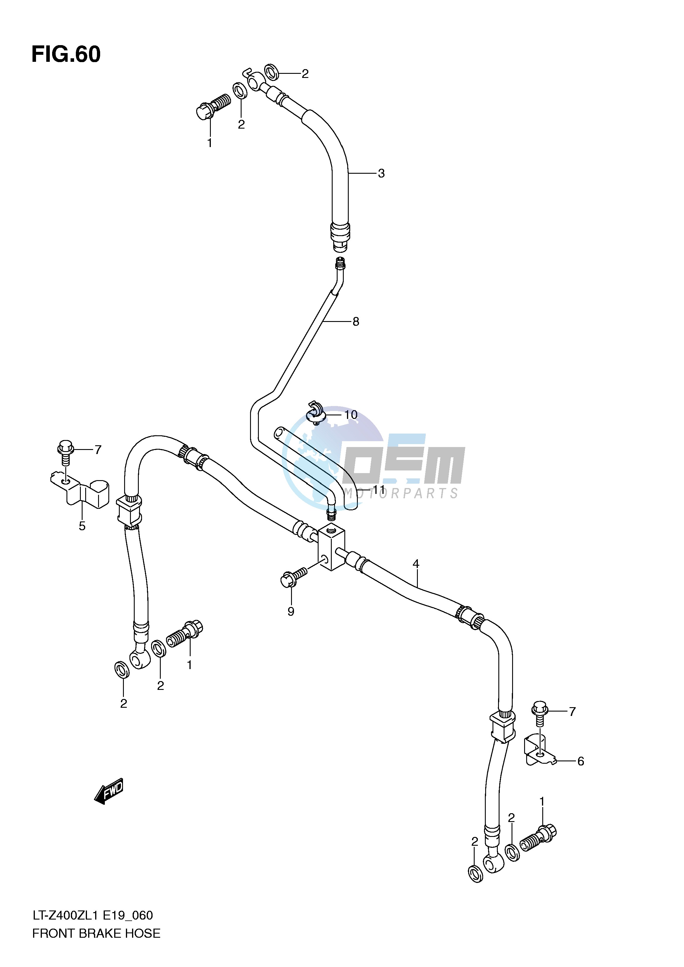 FRONT BRAKE HOSE