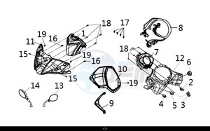 HD 300I ABS (LS30W1-EU) (L9-M0) drawing FR. HANDLE COVER ASSY