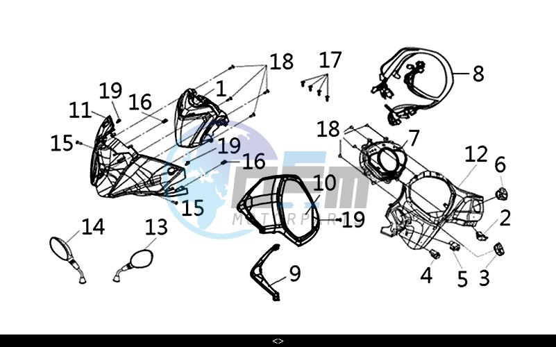 FR. HANDLE COVER ASSY