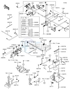 MULE PRO-DXT KAF1000BHF EU drawing Chassis Electrical Equipment