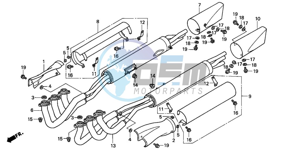 EXHAUST MUFFLER