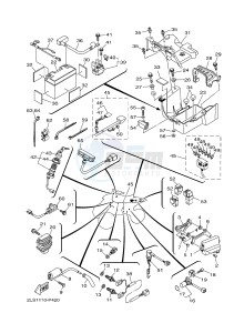 YFM700R YFM70RSXJ RAPTOR 700R (2LSH) drawing ELECTRICAL 1