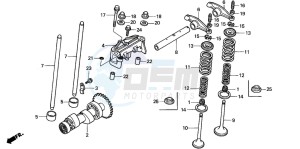 TRX350TE RANCHER ES drawing CAMSHAFT