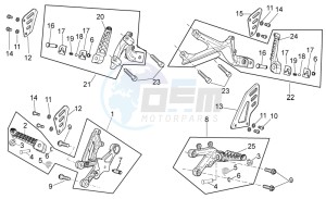 TUONO 1100 V4 RF E4 ABS (NAFTA) drawing Foot rests