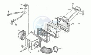 GT 1000 drawing Air filter